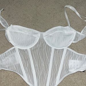 White Corset Top